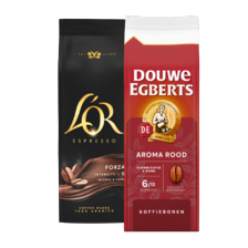 Douwe Egberts of L'OR koffiebonen
